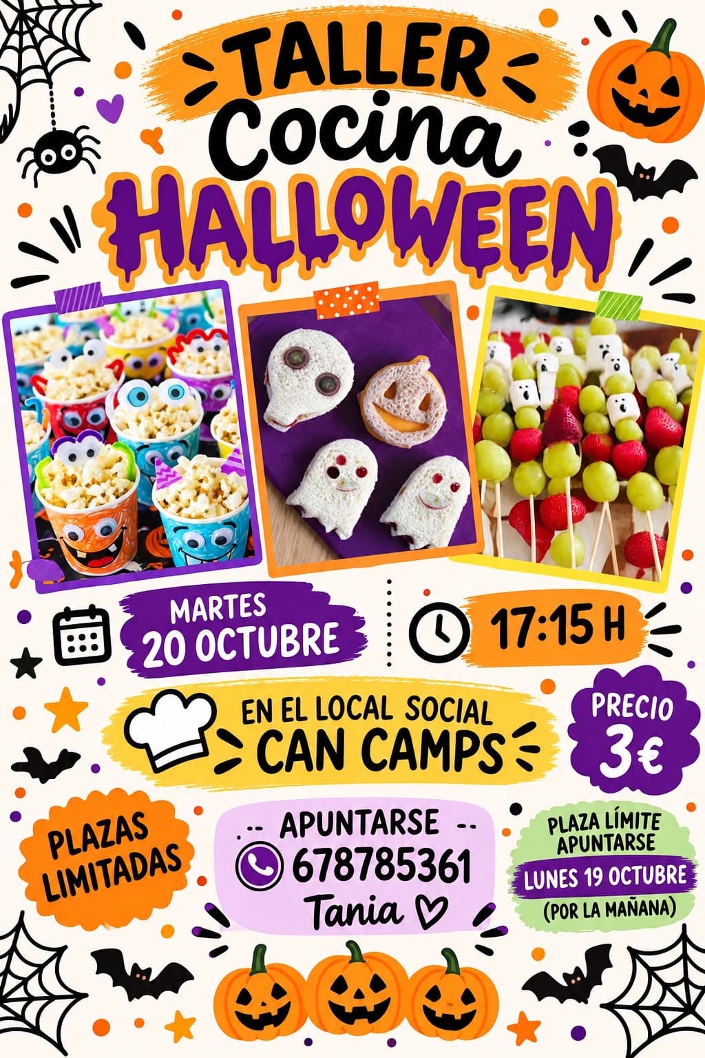 Taller cocina Halloween